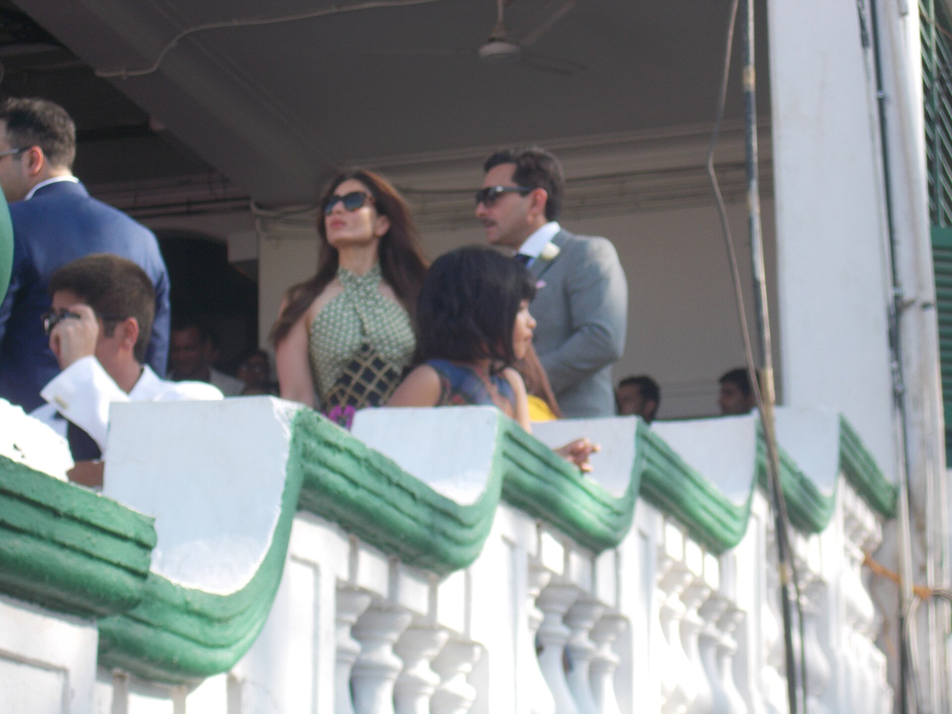 Celebrity couple Hindi actor Mr Saif Ali Khan and wife actress Kareena Kapoor Khan .