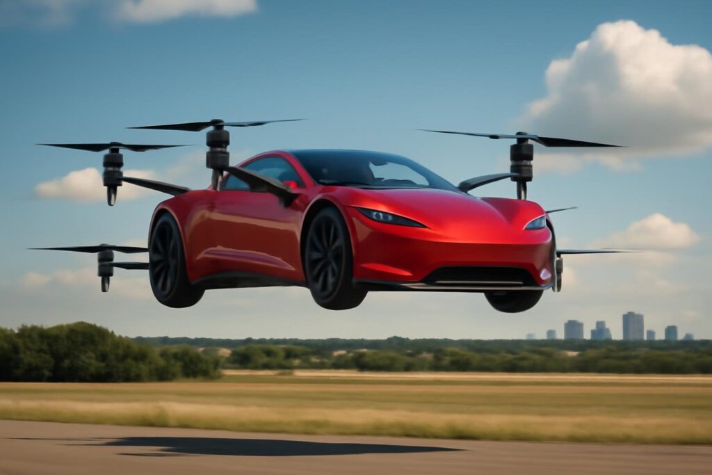 Tesla's Flying Roadster: A Bold Leap into the Future of Automotive Technology