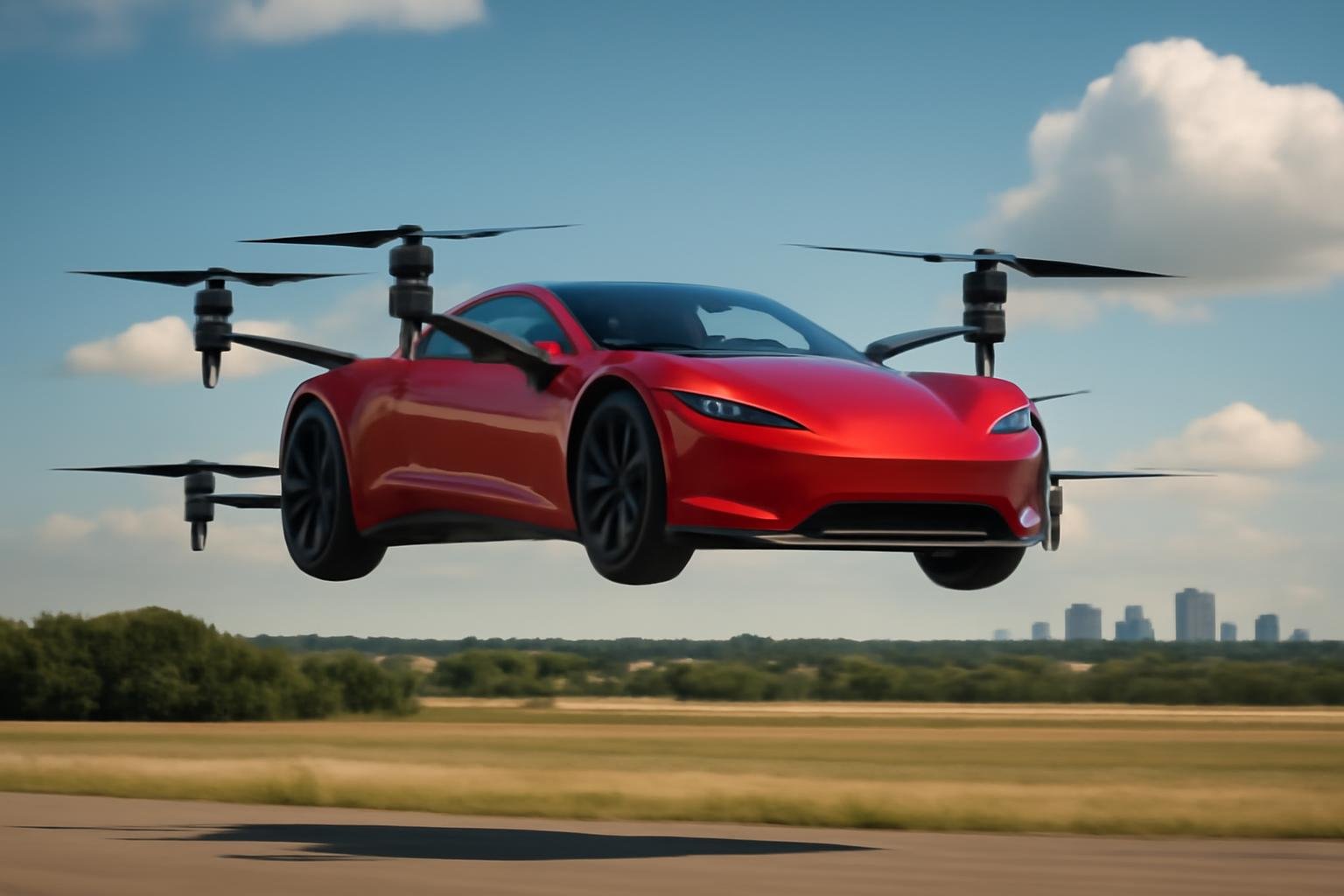 Tesla's Flying Roadster: A Bold Leap into the Future of Automotive Technology